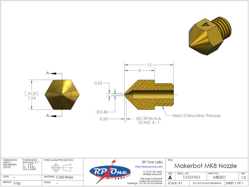 MB Nozzle Mk8