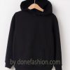 Black Hoodie Plain