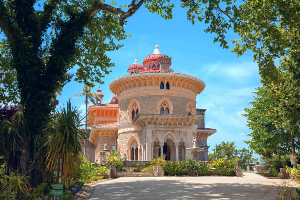 Palace of Monserrate in the village of Sintra, Lisbon, Portugal