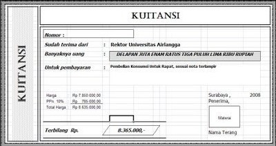 Penulisan Yang Benar Kwitansi Atau Kwitansi Pdf - IMAGESEE