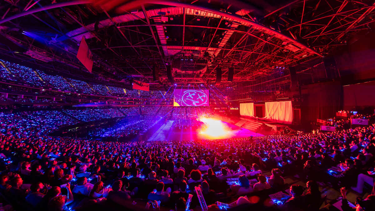 League of Legends world championship opening ceremony.