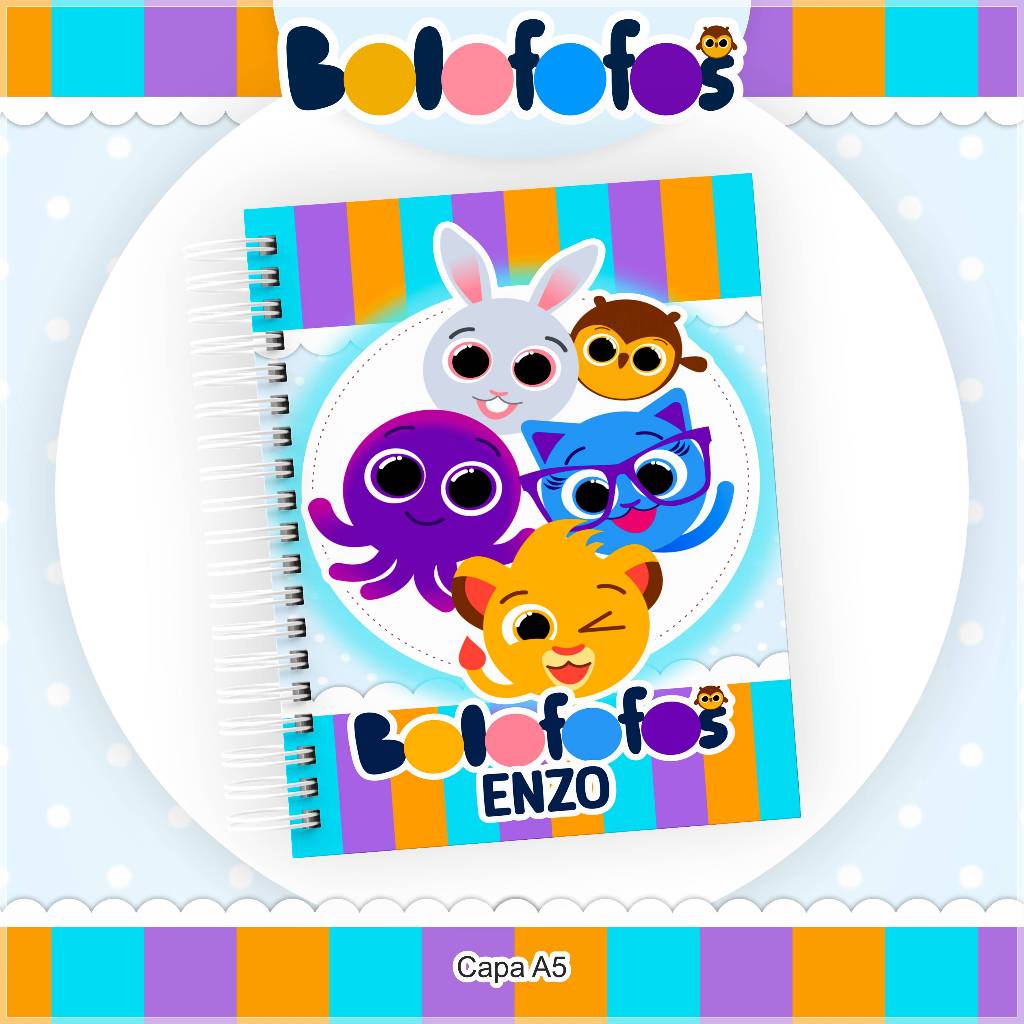 Agenda Escolar personalizada Bolofofos 2024 | Shopee Brasil