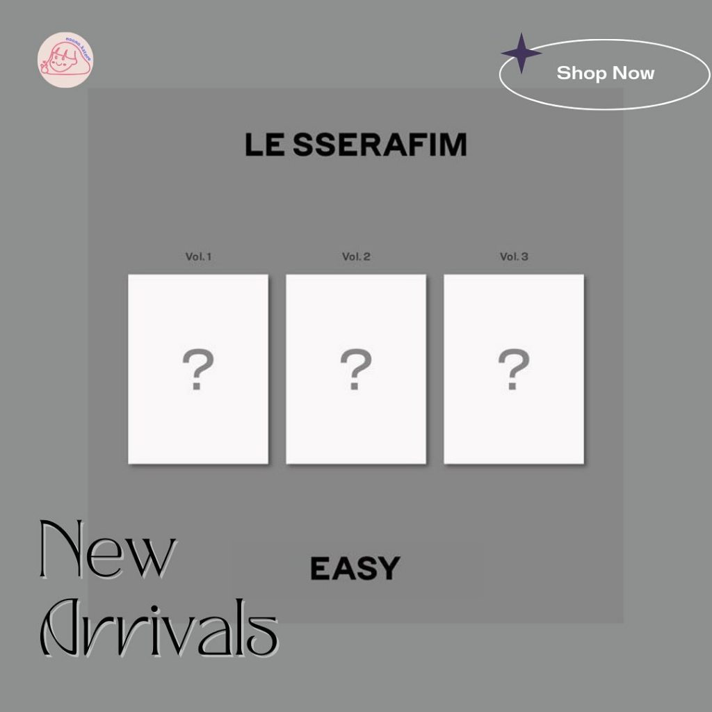 Jual [PO] LE SSERAFIM 3rd Mini Album - EASY (Photobook, Compact ...