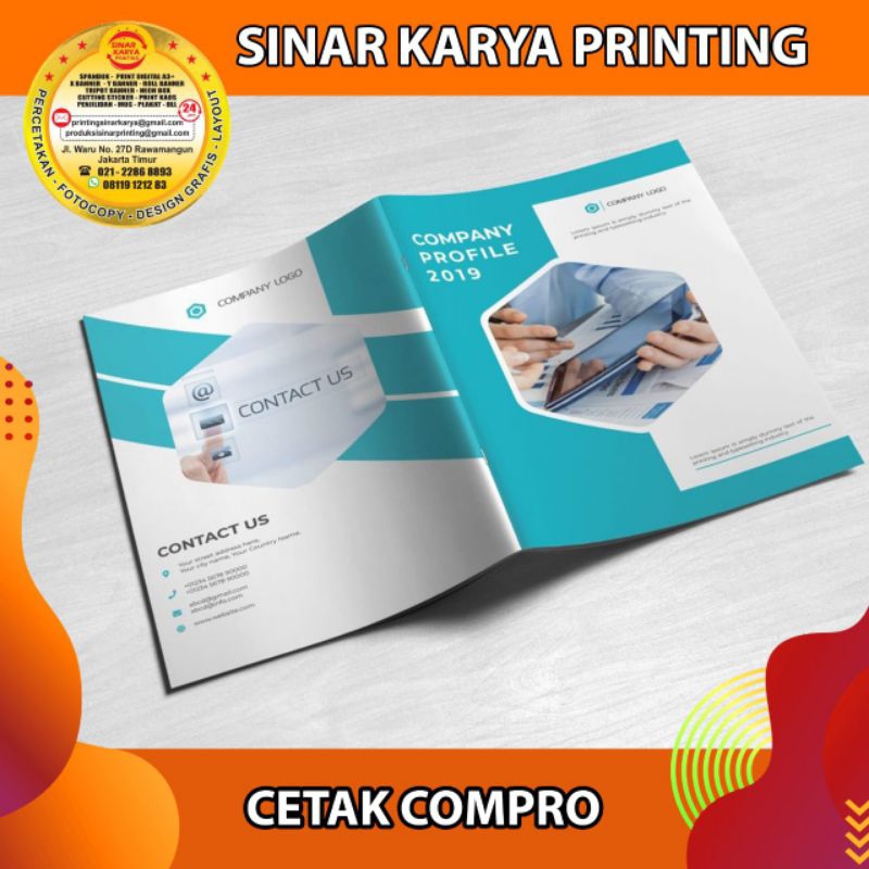 Jual CETAK BUKU COMPRO | COMPANY PROFILE | Shopee Indonesia