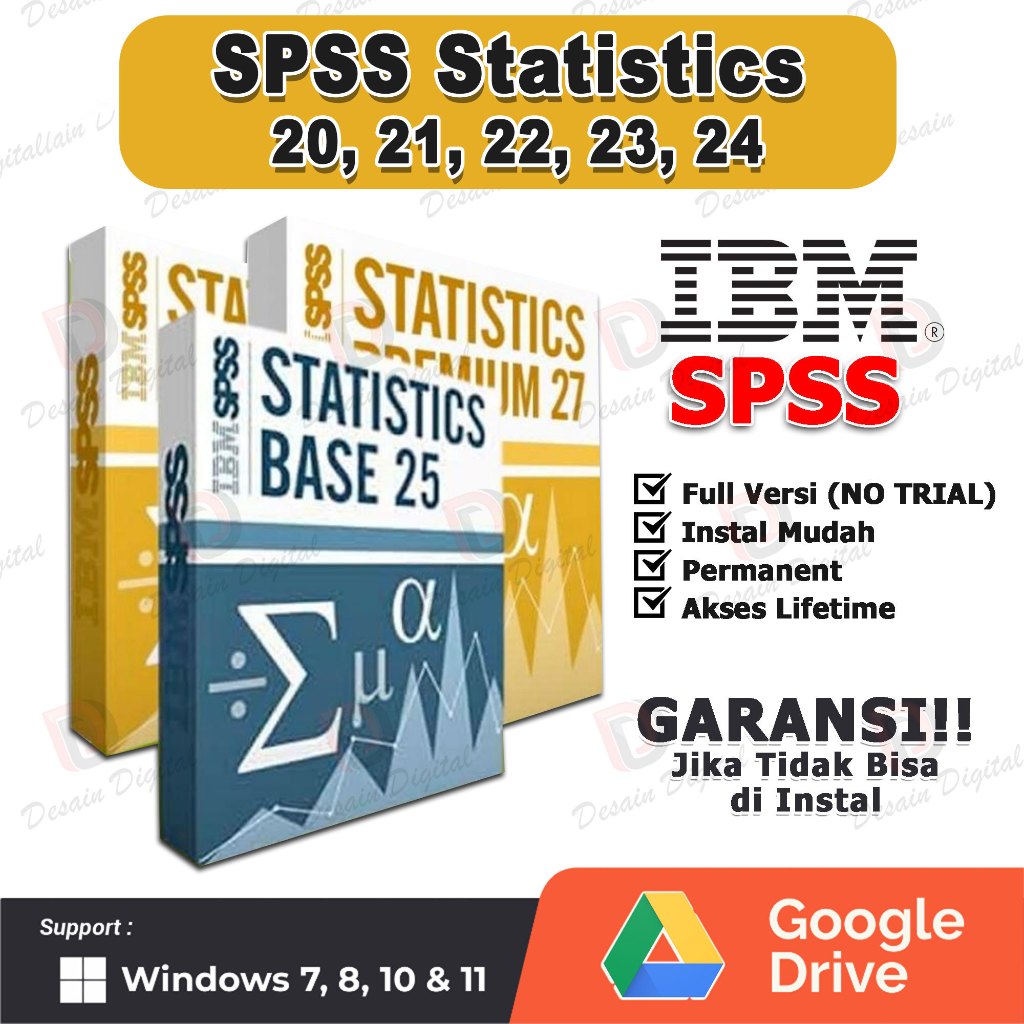 Jual Spss Statistics 20, 21, 22, 23, 24 Full Version Lifetime 