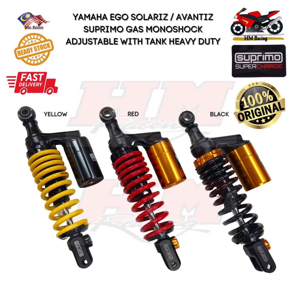 YAMAHA EGO SOLARIZ / AVANTIZ - PNP 305MM MONOSHOCK GAS ABSORBER SUPRIMO ...