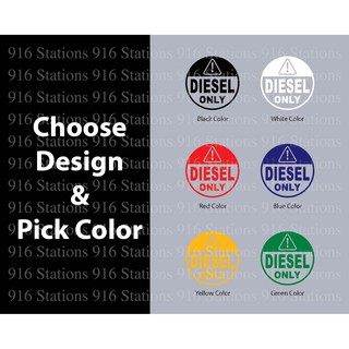 Diesel Only Car Stickers / Motor / DIESEL RECOGNIZE VEHICLE DECALS ...