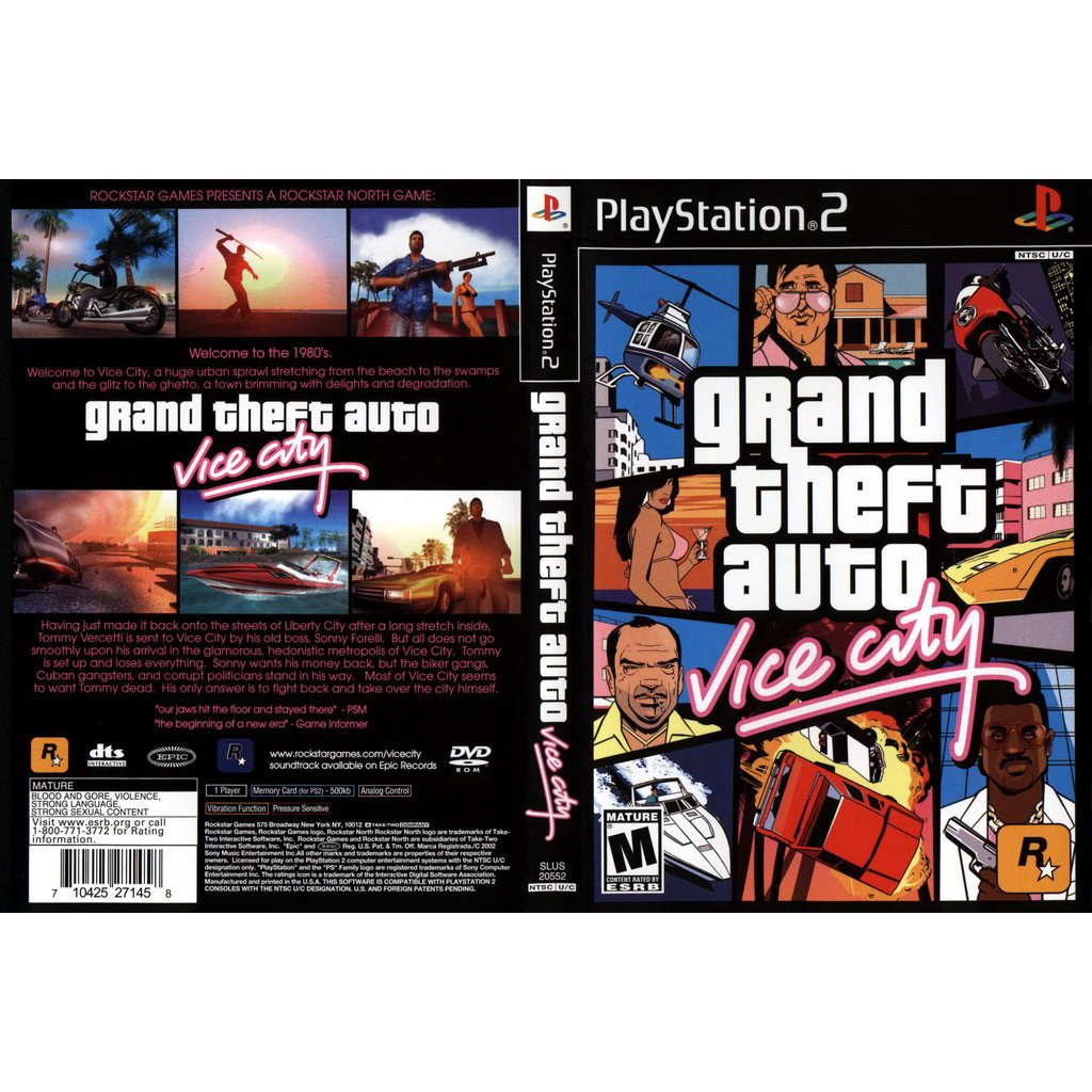 PS2 GAME GTA Grand Theft Auto Vice City | Shopee Malaysia