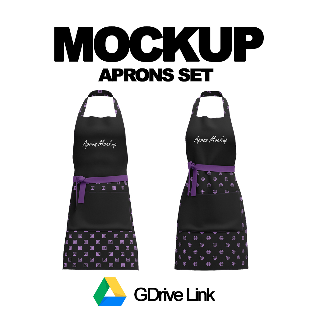 Aprons Set Mockup for Photoshop | Shopee Malaysia