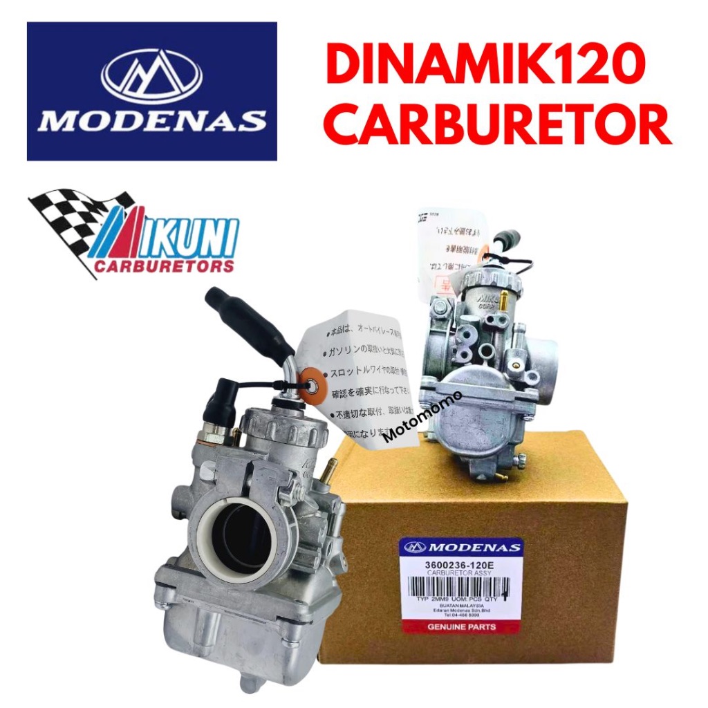 MODENAS DINAMIK120 CARBURETOR ASSY KARBURATOR ORIGINAL MIKUNI JAPAN ...