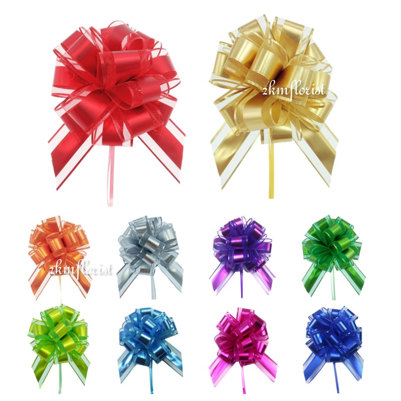 8003 PULL Ribbon Reben Riben Gift Organza Flower Bouquet Happy Birthday ...