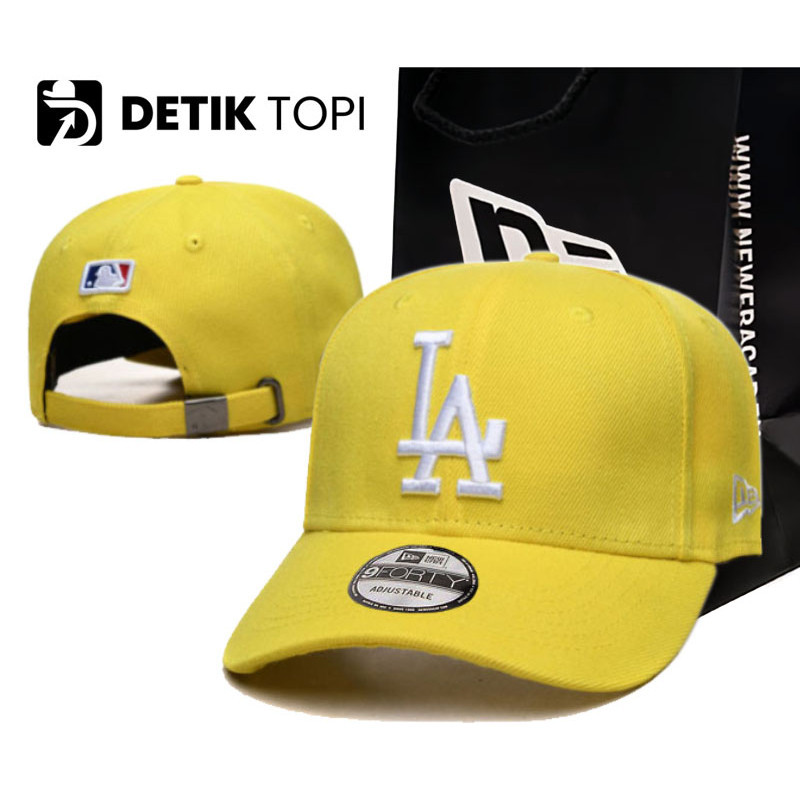 Baseball Cap LA Cap Los Angeles Dodgers Yellow White Yellow Logo ...