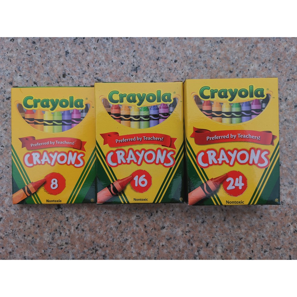 [Crayola] Crayons [8, 16, 24 colors, Sobig8] | Shopee Philippines