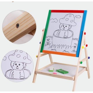 TFL Reversible Drawing Learning Sketchpad Wooden Easel Board For Kids ...