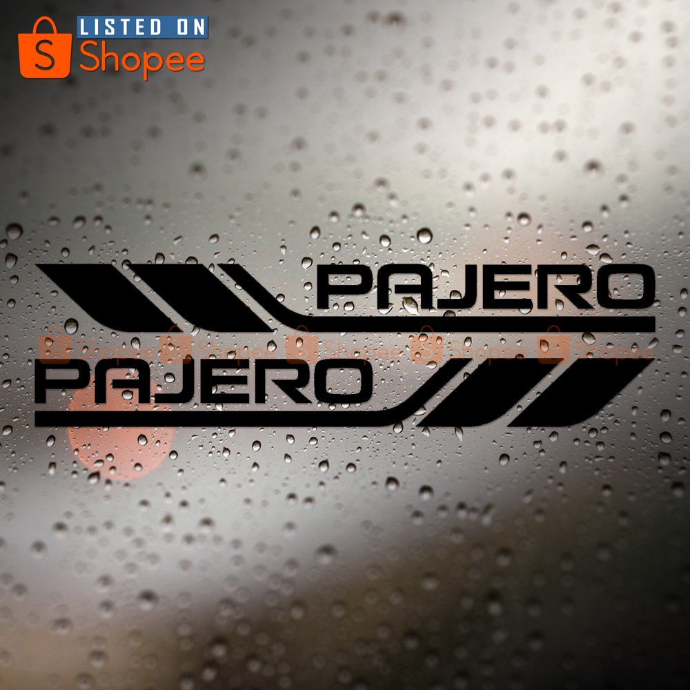 Stickers | 2x Mitsubishi Pajero Logo | Racing | Decals | Stripes ...