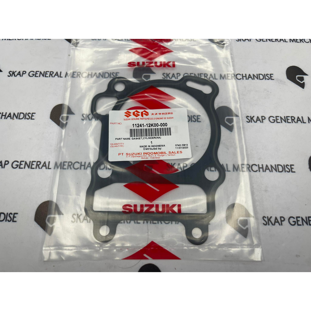 SGP - GASKET, BASE ( BLOCK GASKET ) - RAIDER 150 F.I. / GSX-S 150 / GSX ...