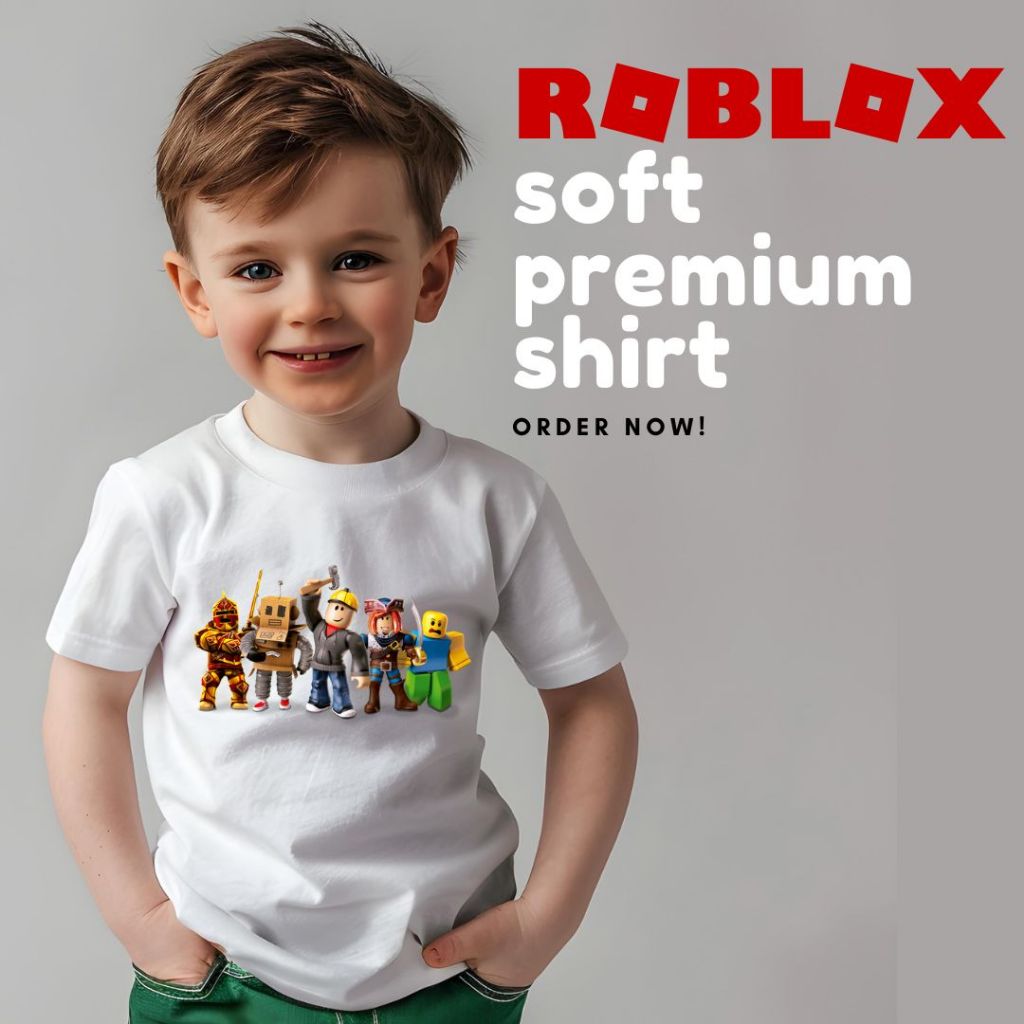 Roblox T-Shirt for Kids Roblox Birthday Gift For Kids Gaming T-Shirt ...