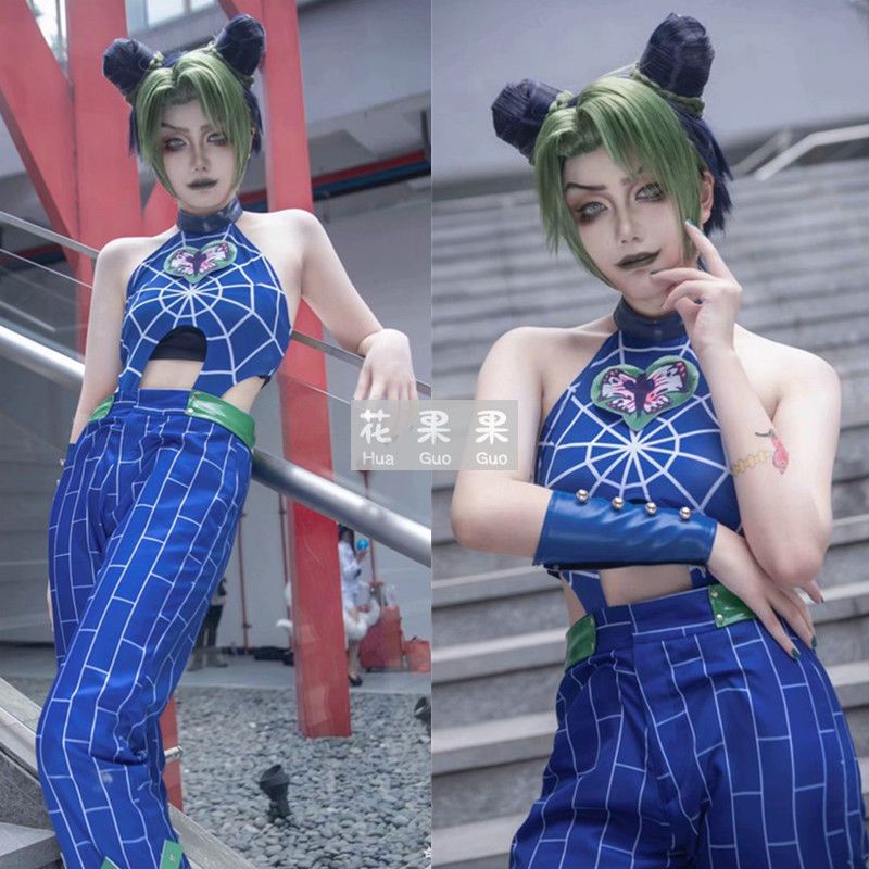 JoJo‘s Bizarre Adventure Jolyne Cujoh Cosplay Costume Outfits Halloween ...