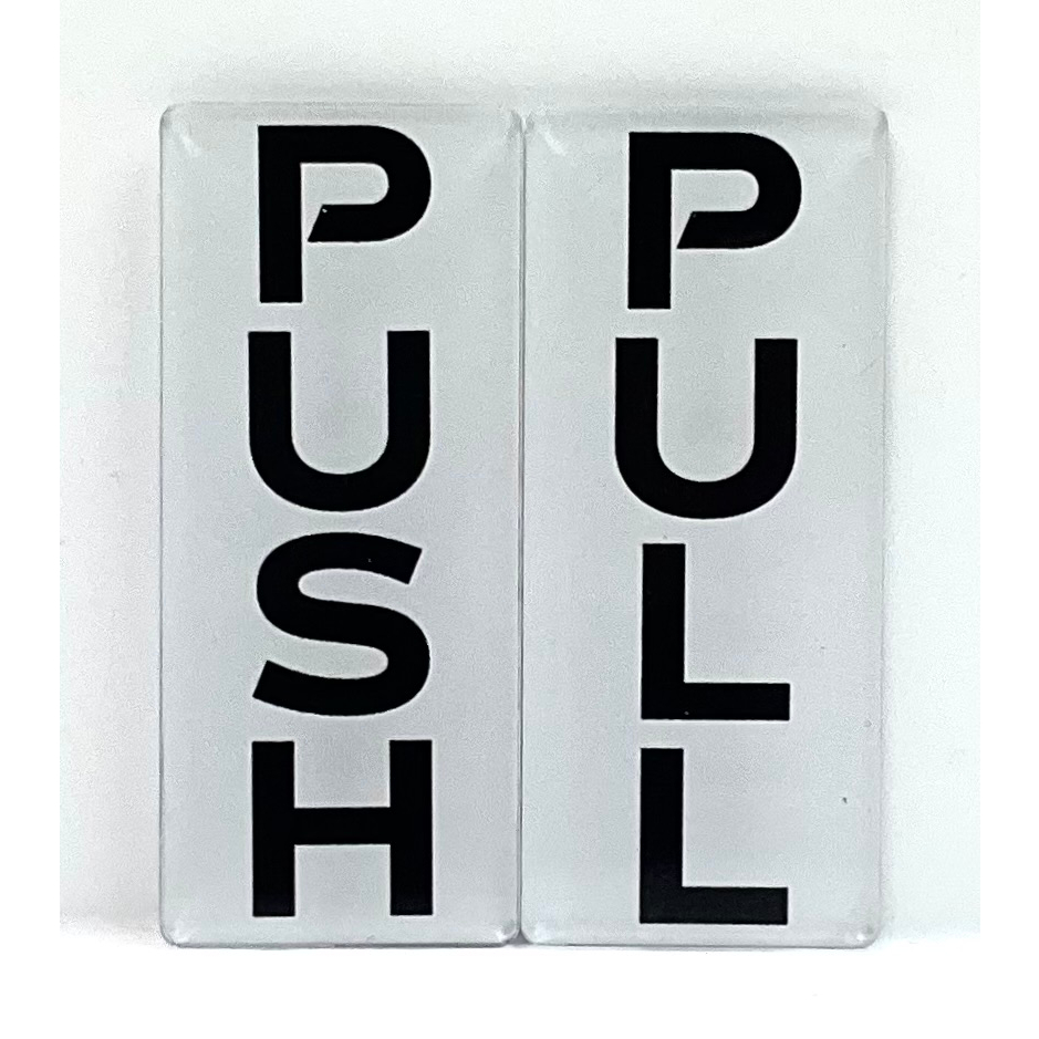 PUSH & PULL SIGNAGE ( 30mm x 70mm ) | Shopee Singapore