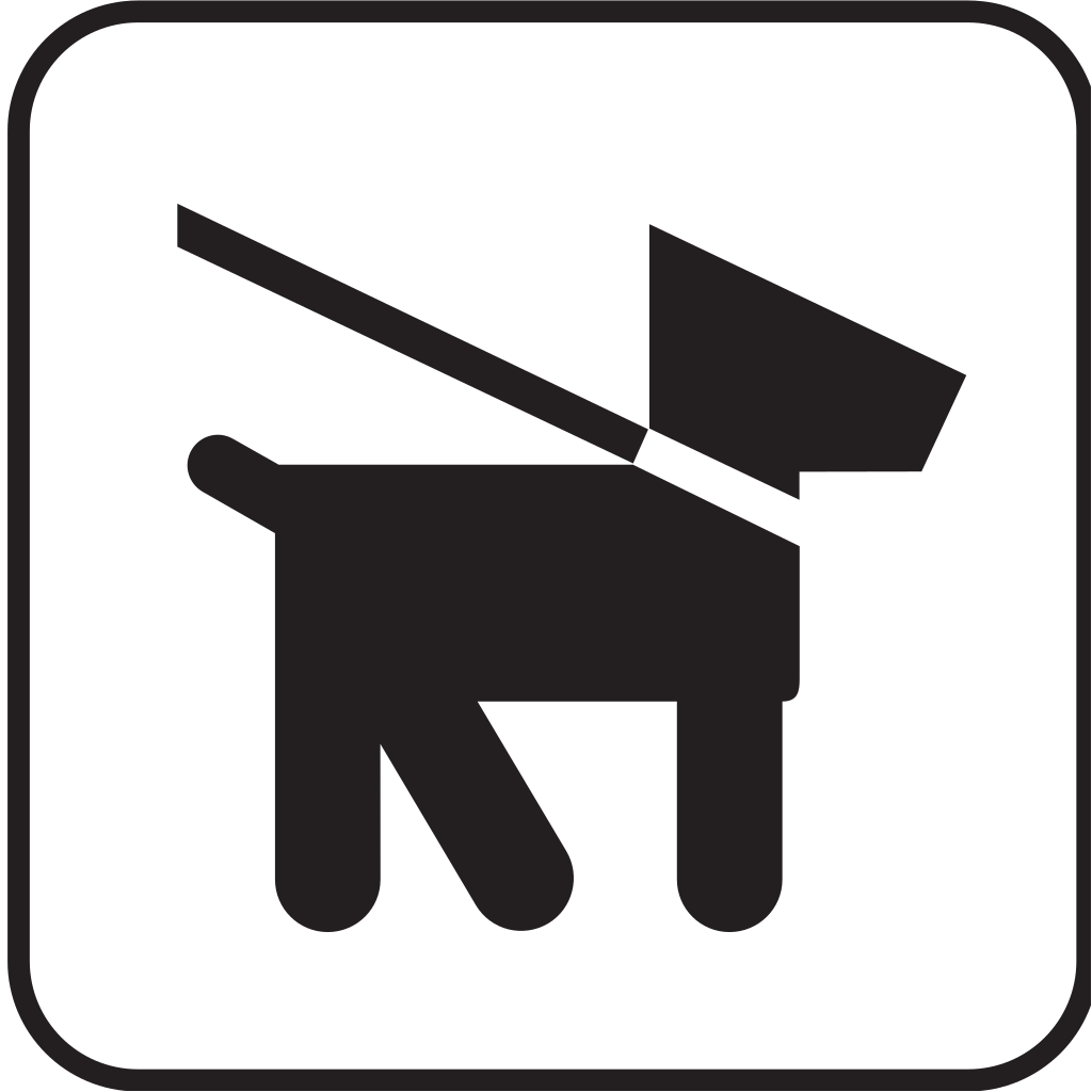 Dog On Leash Symbol clipart preview