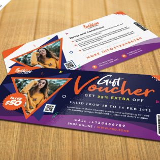 Free Gift Voucher Design Template