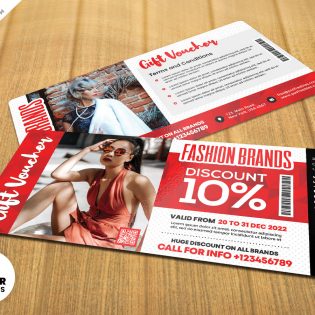 Free Gift Voucher Template Design