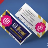 Fashion Store Gift Voucher Design Template