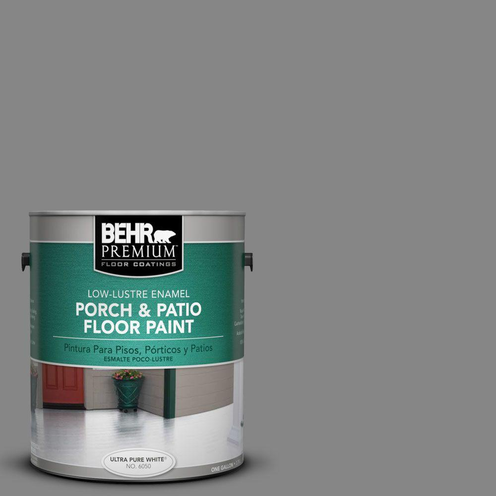 Behr Premium 1 Gal Pfc 63 Slate Gray Low Lustre Enamel Interior in sizing 1000 X 1000