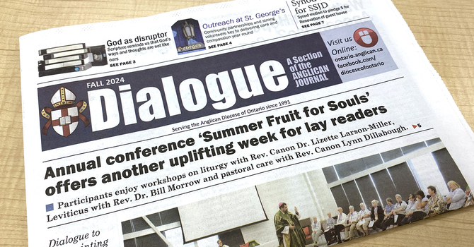 Fall 2024 Dialogue now online at AnglicanNews.ca image