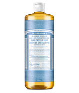 Dr. Bronner's Organic Pure Castile Liquid Soap Baby Unscented