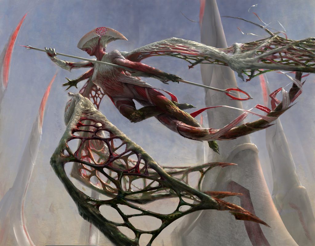 Ixhel, Scion of Atraxa - Illustration by Campbell White