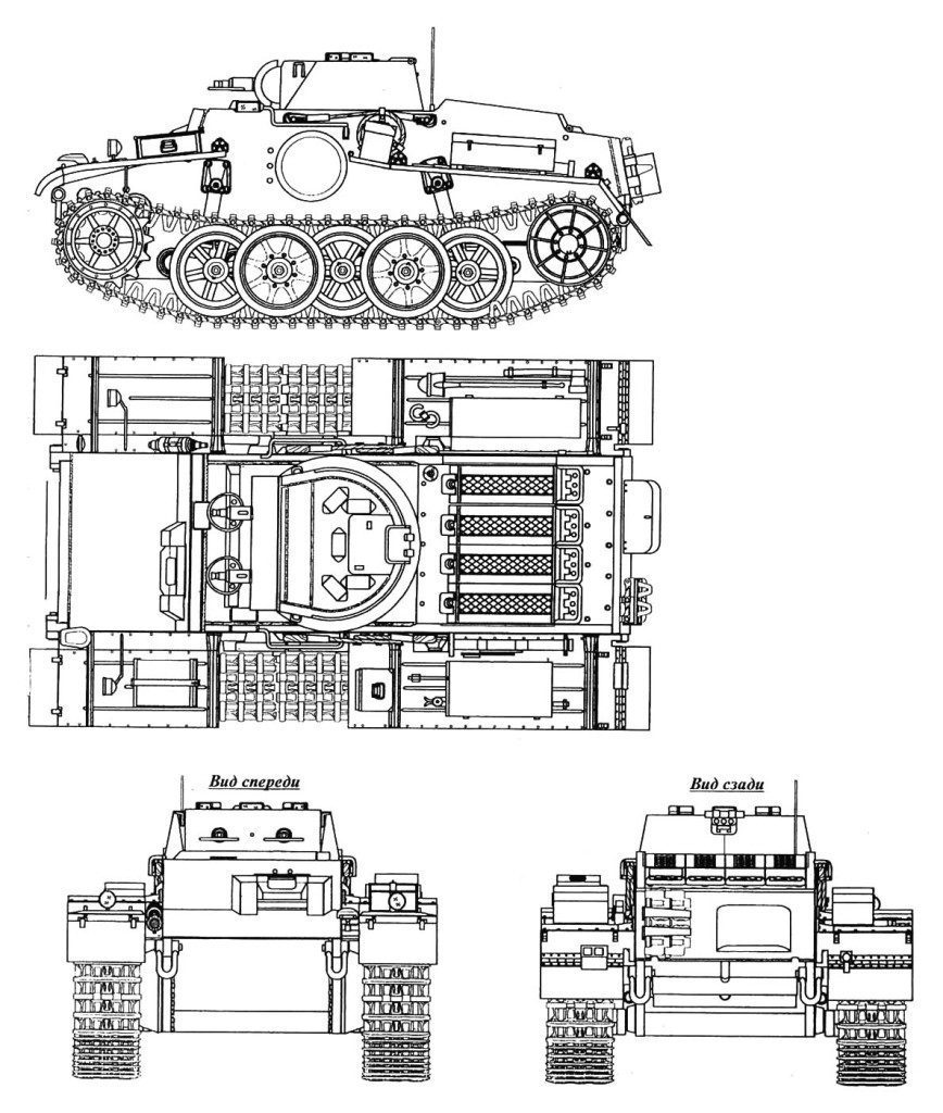 Panzer I Blueprint - Download free blueprint for 3D modeling