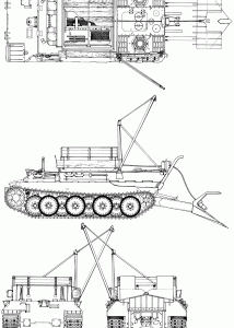 Bergepanther SdKfz 179 blueprint