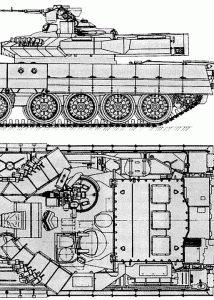 T-55AGM blueprint