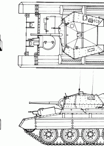 Crusader tank blueprint