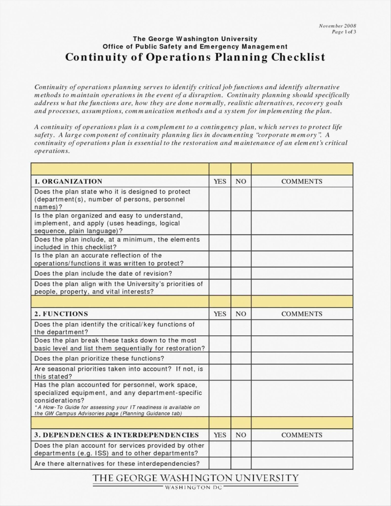 Printable Fire Inspection Checklist Template image.