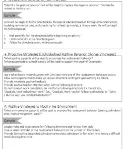 printable creating a behavior intervention plan bip  sped  behavior task analysis template for special education example