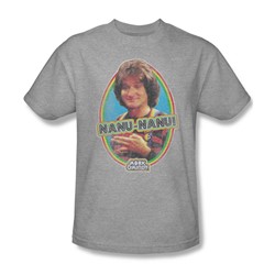 Mork & Mindy - Nanu Nanu Adult T-Shirt In Heather