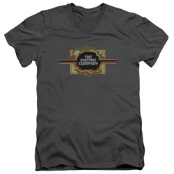 Electric Company - Mens Logo V-Neck T-Shirt