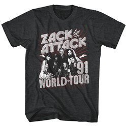 Saved By The Bell - Mens Zack Attack World Tour T-Shirt