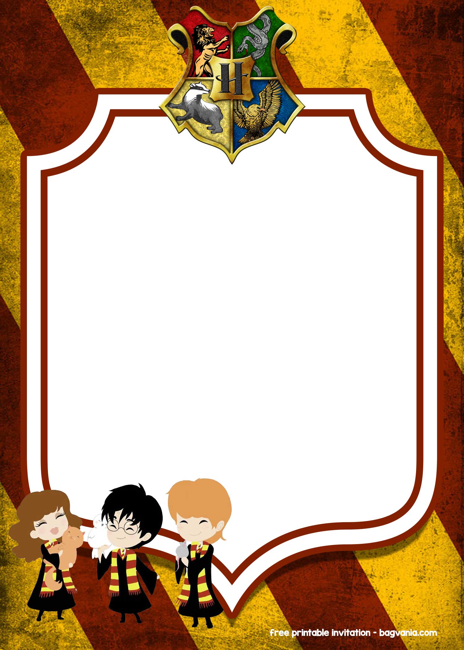 Harry Potter Party Invitation Template