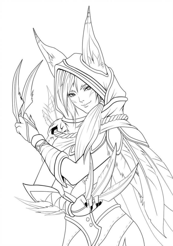 Arcane Coloring Page