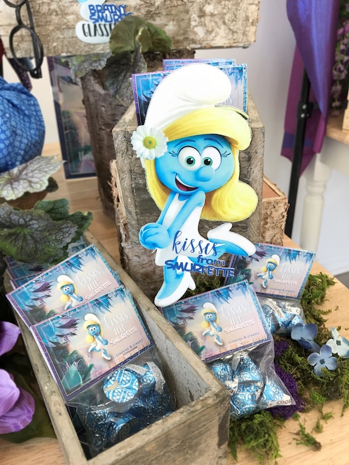 The Smurfs Birthday Favors