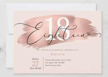 18th Birthday Invites (Credit: pinterest)