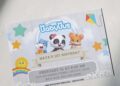 Star and rainbow BabyBus Birthday Invitations with MiuMiu and Hank