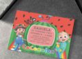 TomTom and JJ Cocomelon Birthday Invitations