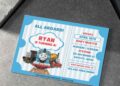 Chugga Chugga Choo Choo Thomas and Friends Birthday Invitations