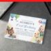 LooLoo Kids Five little duck Birthday Invitations