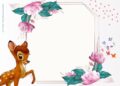 Bambi Birthday Invitations (Credit: pinterest)