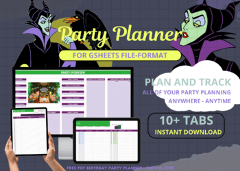 Maleficent Birthday Party Planner